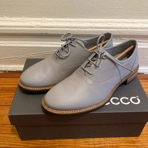 ECCO sartorelle 25 tailored tie leather Oxford NWB